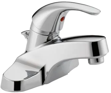 DELTA Peerless Tunbridge P188620LF Bathroom Faucet, 1.2 gpm, 1-Faucet Handle, Brass, Chrome, Lever H
