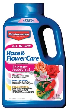 BioAdvanced 701110A Rose and Flower Care, Granular, 4 lb Package