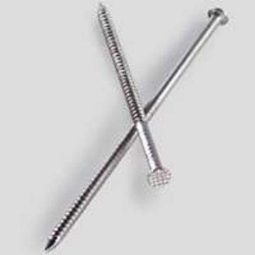Simpson Strong-Tie S6SNDB Siding Nail, 6D, 2 in L, 13 Gauge, 304 Stainless Steel, Full Round Head, 2