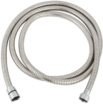Whedon AF206C Shower Hose, 1/2 in Connection, Female, 78 to 100 in L Hose, Stainless Steel, Chrome