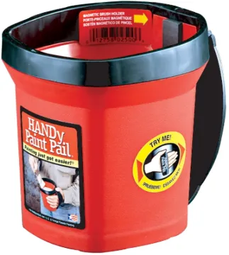HANDy BER-2500CT One-Piece Handy Paint Pail, 1 qt Capacity, Plastic