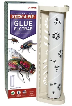 J.T. EATON Stick-A-Fly 444 Fly Trap, Solid, Petrol, 1 Package, Pack
