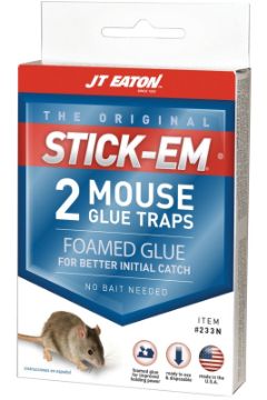 J.T. EATON 233N Glue Trap, 3-1/4 in W, 4-1/4 in H