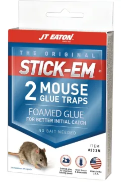 J.T. EATON 233N Glue Trap, 3-1/4 in W, 4-1/4 in H