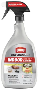 Ortho 4602510 Indoor Insect Barrier, Liquid, Spray Application, Around Doors, Bathrooms, Basements,