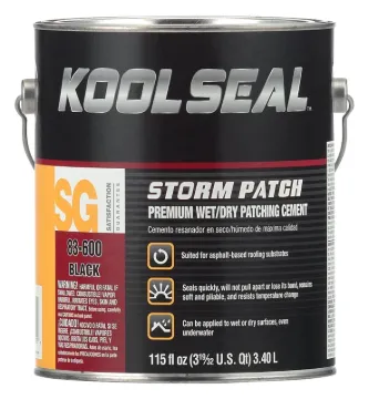 KOOL SEAL Storm Patch KS0083600-16 Patching Cement, Liquid, 1 gal