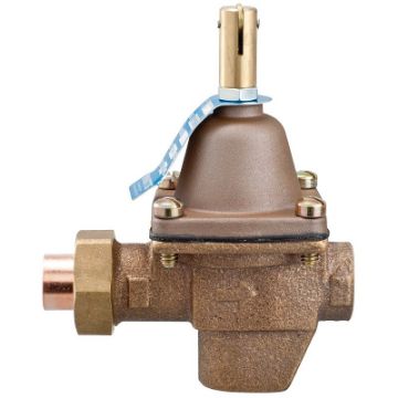 Watts 1156F Series SB1156F Water Feed Regulator, 1/2 in Connection, Union Joint x FNPT, 10 to 25 psi