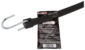 ProSource FH64087 Tie-Down, 3/4 in W, 14 in L, EPDM Rubber, S-Hook End Fitting, Steel End Fitting