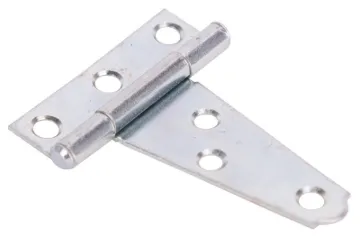 ProSource LTH-Z02-013L T-Hinge, Steel, Zinc, Fixed Pin