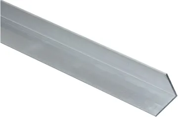 Stanley Hardware 4203BC Series 258301 Solid Angle, 1 in L Leg, 96 in L, 1/16 in Thick, Aluminum, Mil