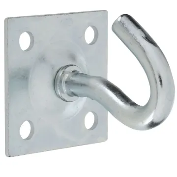 National Hardware 2048 Series N121-087 Clothesline Hook, 140 lb, 2.38 in L, Steel, Zinc