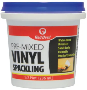 Red Devil 0532 Spackling Compound Off-White, Off-White, 0.5 pt, Tub