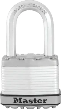 Master Lock Magnum M5XKADLF Padlock, 2 in W Body, Steel