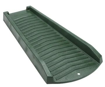 Amerimax 3002-12 Splash Block, 24 in L, 11-1/2 in W, Polypropylene, Green