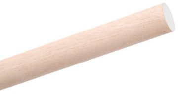 Waddell 6708UB Dowel Rod, 1/2 in Dia, 48 in L, Birchwood, 1