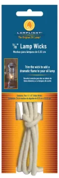 Lamplight 9997 Round Wick, Replacement, Cotton