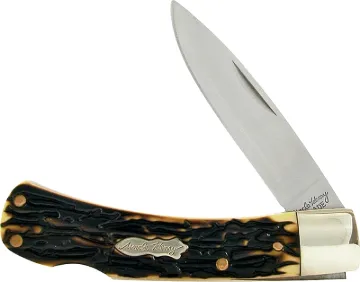 Uncle Henry 5UH Folding Pocket Knife, 2.8 in L Blade, 7Cr17 High Carbon Stainless Steel Blade, 1 -Bl