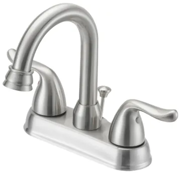Boston Harbor TQ-5111080NP Lavatory Faucet, 1.2 gpm, 2-Faucet Handle, Metal, Brushed Nickel, Lever H