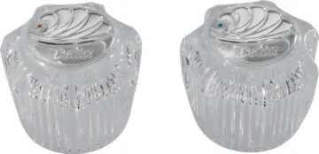 DELTA RP23498 Crystal, Deluxe Handle Kit, Acrylic