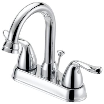 Boston Harbor TQ-5111080CP Lavatory Faucet, 1.2 gpm, 2-Faucet Handle, Metal, Chrome, Lever Handle, L