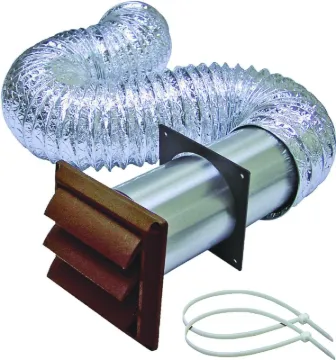 Lambro 1379B Louvered Vent Kit, 10-Piece, Box