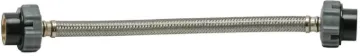 FLUIDMASTER Click Seal B1F30CS Water Supply Connector, 3/8 x 1/2 in, Compression x FIP, Polymer/Stai