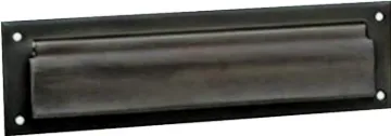 Schlage SC620B-716 Mail Slot, 3-1/2 in L, 13 in W, Brass, Aged Bronze