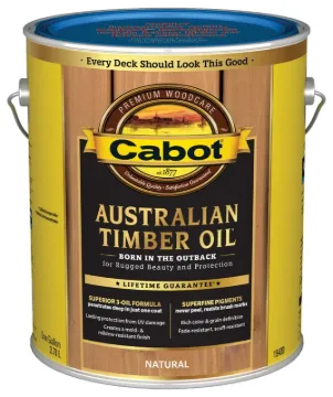 Cabot 19400 Timber Oil, Natural, 1 gal Can