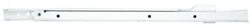 Knape & Vogt 1805H WH 400 Drawer Slide, 75 lb, 400 mm L Rail, 12.5 mm W Rail