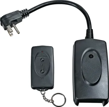 Woods 32555 Wireless Remote Control, CFL, Fluorescent, Incandescent, LED Lamp, 125 V, Black