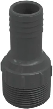 Boshart UPPRA-1210 Pipe Adapter, 1-1/4 x 1 in, MPT x Insert, Polyethylene