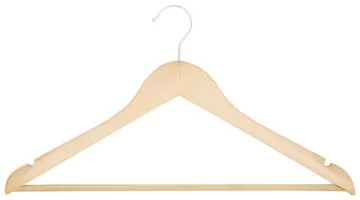 Simple Spaces HEA00040G-N Clothes Hanger Set, Wood