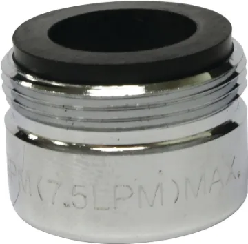 Plumb Pak PP800-10 Faucet Aerator, 13/16-27, Male, Chrome