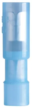 GB 20-163F Bullet Splice Terminal, 16 to 14 AWG Wire, Vinyl Housing Material, Blue