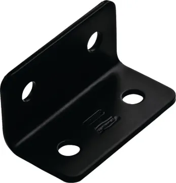 National Hardware 1212BC Series N351-483 Corner Brace, 1.6 in L, 3 in W, 1.6 in H, Steel, 1/8 Thick