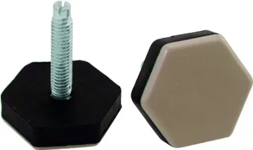 Shepherd Hardware 9468 Furniture Glide with Threaded Stem, PTFE, Beige