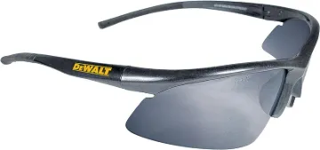 DeWALT DPG51-6C Safety Glasses, Scratch-Resistant Lens, Polycarbonate Lens, Full Frame, Nylon Frame,