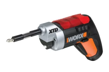 WORX WX252L Extended Reach Screwdriver, Bare Tool, 4 V Battery, 1.5 Ah, 1/4 in Chuck, Hexagonal, Key