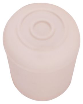 ProSource FE-50647-B Furniture Leg Tip, Round, Rubber, White, 1-1/4 in Dia