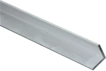 Stanley Hardware 4204BC Series 247411 Solid Angle, 1 in L Leg, 48 in L, 1/8 in Thick, Aluminum, Mill