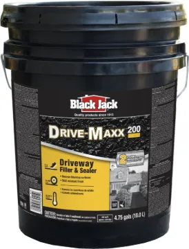 Black Jack 6451-9-30 Driveway Sealer, Liquid, Black, 5 gal Package, Container