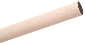 Waddell 6702UB Dowel Rod, 1/8 in Dia, 48 in L, Birchwood, 1