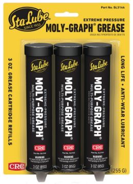 Sta-Lube SL3144 Grease, 2, 3 oz Package, Mild Petroleum, Gray