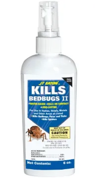 J.T. EATON 207-W6Z Bed Bug Spray, Liquid, Spray Application, 6 oz Package, Bottle