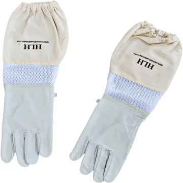 HARVEST LANE HONEY CLOTHGXL-103 Beekeeping Gloves, XL, Protective Hood, Goatskin Leather