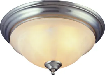 Boston Harbor BRT-ATE1013-SC Ceiling Light Fixture, 3-Lamp, CFL Lamp, Satin Nickel Fixture