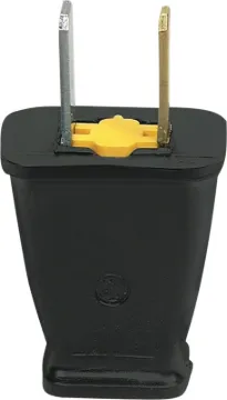 Eaton Wiring Devices SA540 Electrical Plug, 2-Pole, 15 A, 125 V, NEMA: 1-15, Black