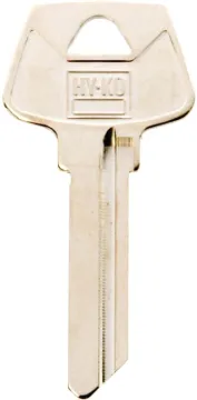 HY-KO 11010S23 Key Blank, Brass, Nickel, For: Sargent Cabinet, House Locks and Padlocks
