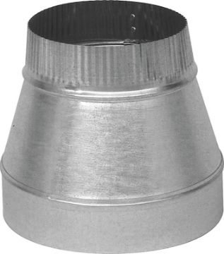 Imperial GV0812 Short Duct Reducer, Galvanized Steel