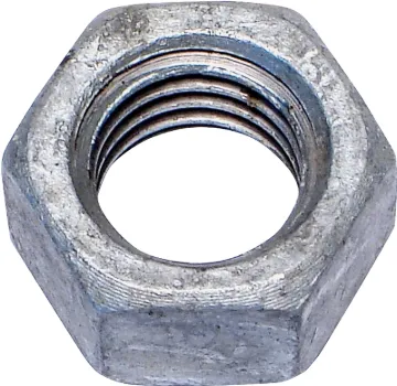 MIDWEST FASTENER 05618 Hex Nut, Coarse Thread, 1/2-13 in Thread, Galvanized